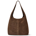 Italian Genuine Suede Hobo Bag 011943 - treasures-4-u-2-day