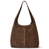 Italian Genuine Suede Hobo Bag 011943 - treasures-4-u-2-day