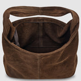 Italian Genuine Suede Hobo Bag 011943 - treasures-4-u-2-day