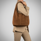 Italian Genuine Suede Hobo Bag 011943 - treasures-4-u-2-day