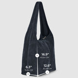 Italian Genuine Suede Hobo Bag 011943 - treasures-4-u-2-day