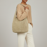 Italian Genuine Suede Hobo Bag 011943 - treasures-4-u-2-day