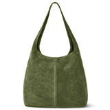 Italian Genuine Suede Hobo Bag 011943 - treasures-4-u-2-day