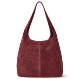 Italian Genuine Suede Hobo Bag 011943 - treasures-4-u-2-day