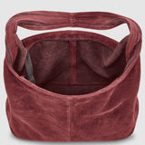 Italian Genuine Suede Hobo Bag 011943 - treasures-4-u-2-day