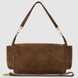 Suede Leather Shoulder Bag - treasures-4-u-2-day
