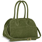 Suede Leather Top-Handle Bag - treasures-4-u-2-day