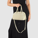 Suede Leather Top-Handle Bag - treasures-4-u-2-day