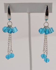 Falling Beads Chain Earrings