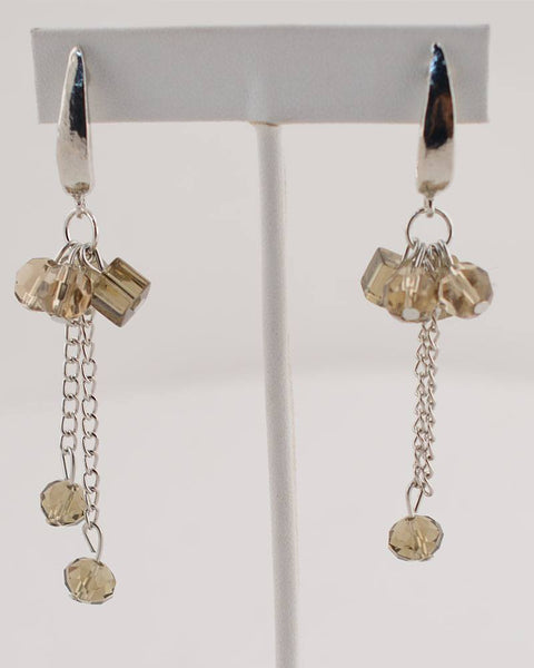 Falling Beads Chain Earrings