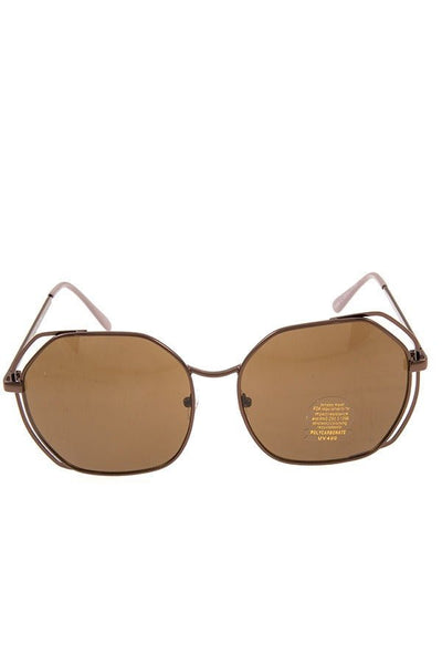 Double framed edge sunglasses