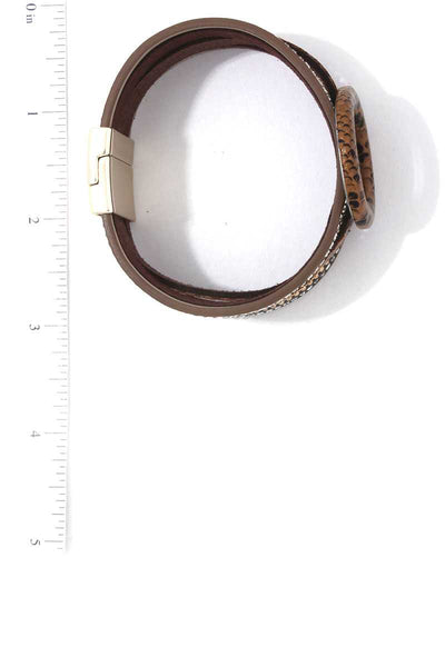 Snake Pattern Ring Magnetic Bracelet