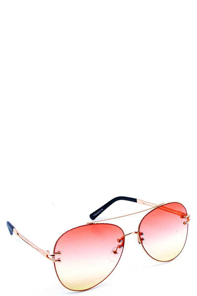 Chic Stylish Aviator Color Sunglasses