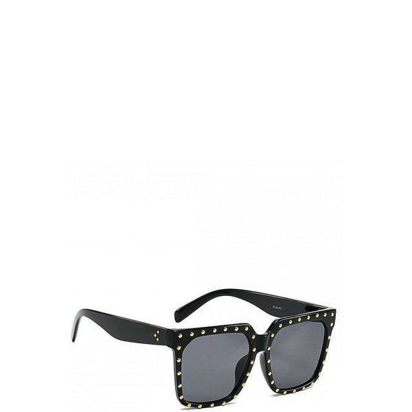Brenda Blinged Bling Designer Studded Poly Carbonate Sunglasses