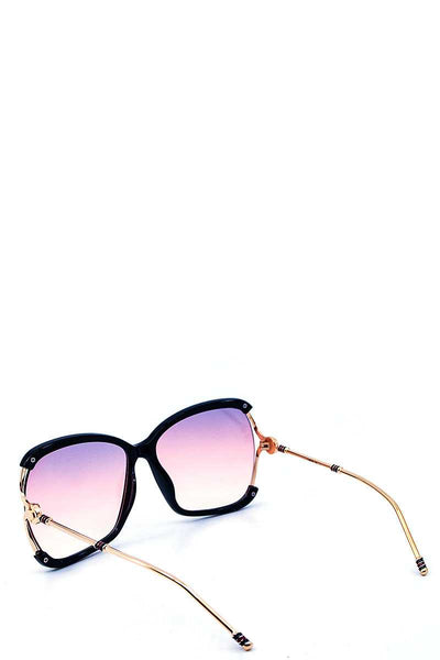 Polly Pollyanna Polarized Black-Light-Purple-Pink-Brown-Blue Sexy Stylish Big Eye Sunglasses