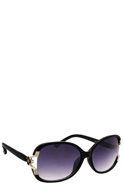 Poly Pollyanna Polarized Polycarbonate Uv400 Black-Brown-Purple Fashion Plus Sunglass Collection