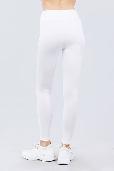 Our Best 90% Polyester 10% Spandex Long Workout/Jogger Activewear Pants (Off White)