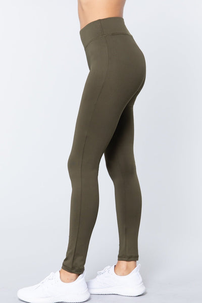 Our Best 90% Polyester 10% Spandex Long Workout/Jogger Activewear Pants (True Olive)