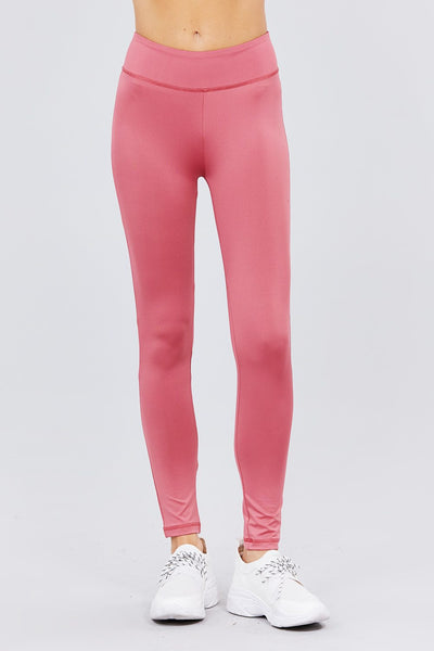 Our Best 90% Polyester 10% Spandex Long Workout/Jogger Activewear Pants (Pink)