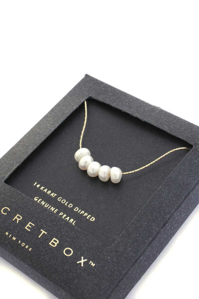 Secret Box Genuine Pearl Necklace