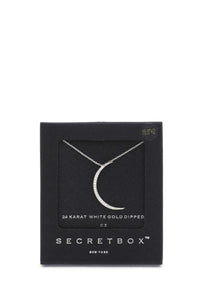 Secret Box Crescent Moon Pendant Necklace