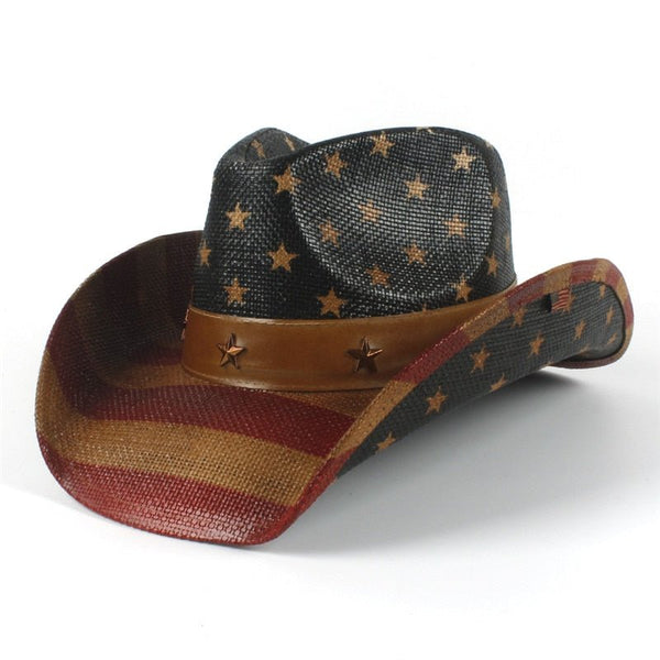 Western Cowboy Hat for Women Men Leather Sombrero Hombre Jazz Caps With Tauren Belt Big Size XXL