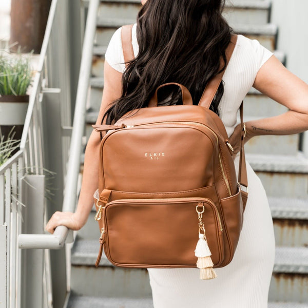 The Aspen Our Aspen Bag Premium Microfiber Textured Leather Backpack Collection